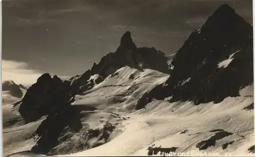 Simplon VS Litzner und Seehorn - Waqlliser Alpen - Fotokarte 1928