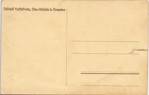 Ansichtskarte Oberlößnitz-Radebeul Heimathaus - Mann, Mädchen 1925