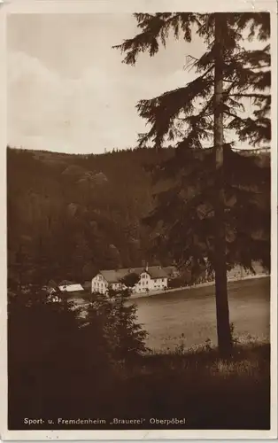 Oberpöbel-Dippoldiswalde Sport- u. Fremdenheim „Brauerei" 1932