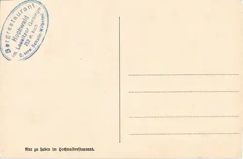 Ansichtskarte Oybin Hochwaldbaude - Rundblick - Berge 1908