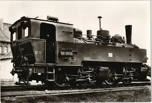 Sammelkarte  Verkehr/KFZ Eisenbahn Dampf-Lokomotive Baureihe 99 1970