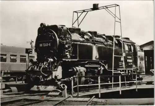 Ansichtskarte  99 7245-6 Verkehr/KFZ - Dampflokomotive Eisenbahn 1978