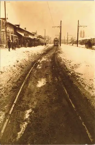 Rumänien Linia de pe Ştefan cel Mare curățată   mit Tram Straßenbahn 1990
