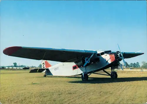 FORD Tri-Motor 1928 Historisches Flugzeug Motiv-AK Airplane 1975