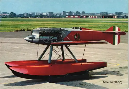Macchi (1930), Fluggerät mit Kufen ähnlich Wasserflugzeug 1980