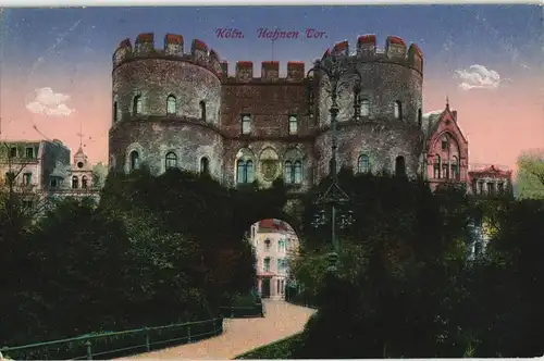 Ansichtskarte Köln Hahnentor Hahnen Tor 1918