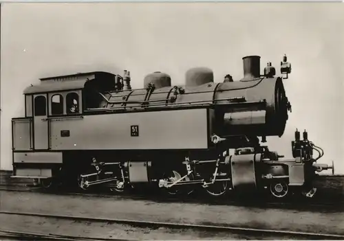DDR Sammlerkarte Dampflokomotive Eisenbahn Railway Locomotive 1970