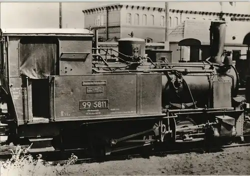 Ansichtskarte  DDR Sammlerkarte Henschel Dampflokomotive Eisenbahn 1970