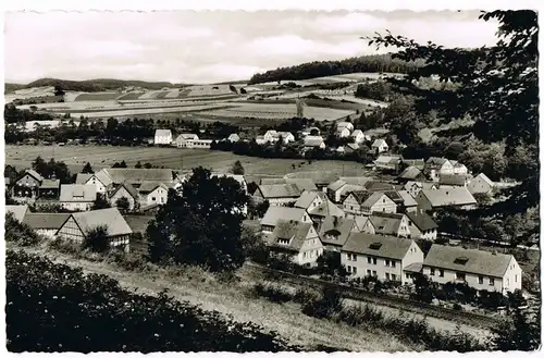 Ansichtskarte Kleba-Niederaula Panorama-Ansicht 1965