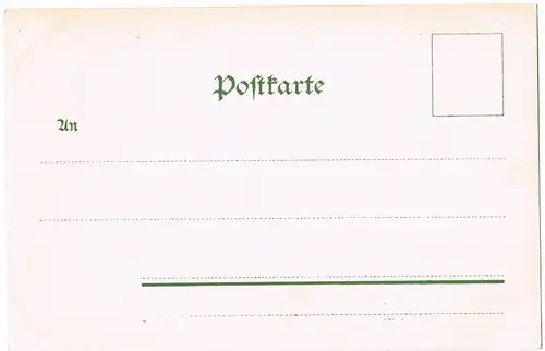 Ansichtskarte Hamburg Helgoländer Weg mit Seewarte 1900