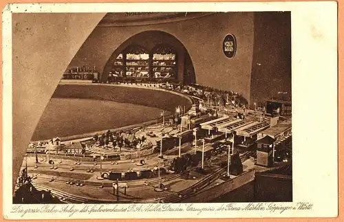 Ansichtskarte Dresden Jahresschau Deutscher Arbeit - Märklin Bahn 1923