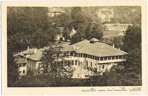 Ansichtskarte Bad Wildbad Kuranlagen 1925