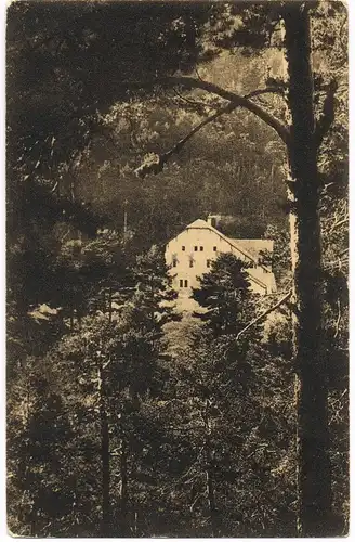 Postales Rascafría Albergue de Peñalara. 1913