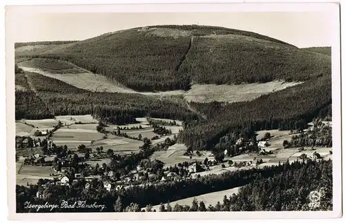 Postcard Bad Flinsberg Świeradów-Zdrój Stadt und Heufuder 1932