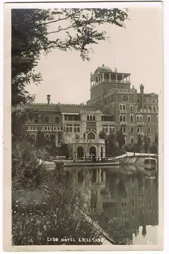 Cartoline Lido di Venezia-Venedig Venezia Hotel Exelsior 1927