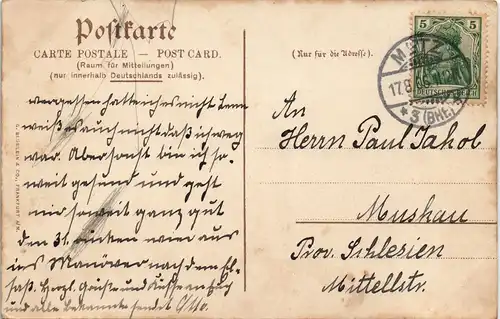 CPA Metz mit Dom & Garnisionskirche 1906