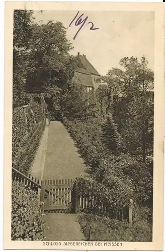 Ansichtskarte Meißen SCHLOSS SIEBENEICHEN BEI MEISSEN 1920