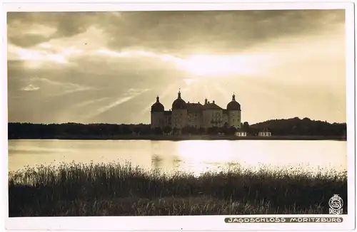 Moritzburg Jagdschloss Moritzburg, Stimmungsbild 1940 Walter Hahn: