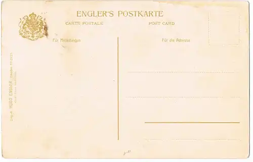 Ansichtskarte Stolpen Schloß (Castle) Cosel-Grab 1910