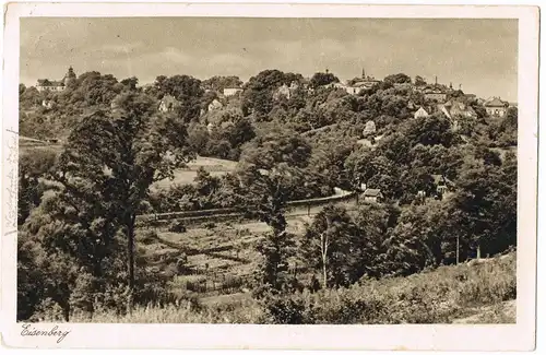Ansichtskarte Eisenberg (Thüringen) Totale 1927