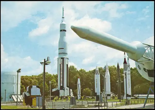 Ansichtskarte  ALABAMA SPACE AND ROCKET CENTER USA Raumfahrt Motiv-AK 1980