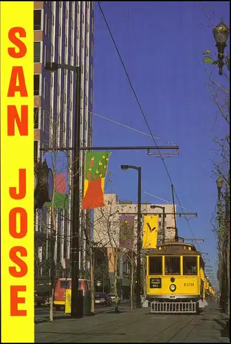 San José San Jose's light rail system, Trolley, Street Car 1980