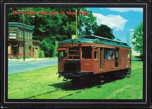 Postcard New York City TROLLEY MUSEUM KINGSTON, NEW YORK 1980