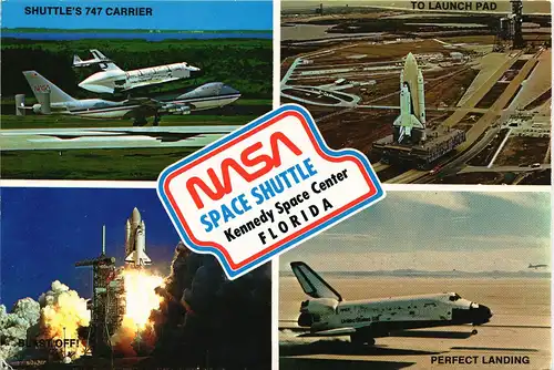 Orsino SPACE SHUTTLE SHUTTLE'S 747 CARRIER Kennedy Space Center FLORIDA 1985