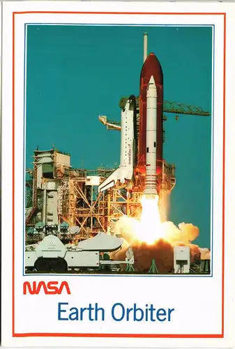 Ansichtskarte  Earth Orbiter SPACE SHUTTLE Raumfahrt USA 1996