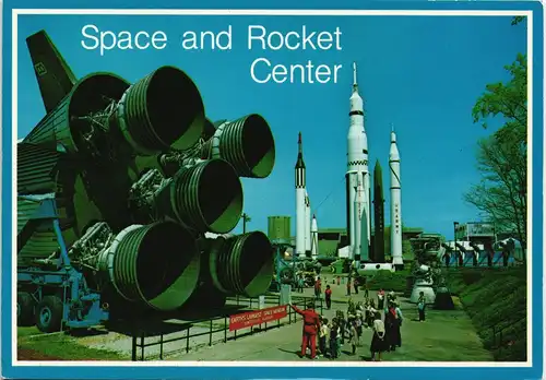 Huntsville SATURN I "MOON ROCKET" Space & Rocket Center Alabama 1980