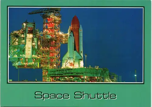 Ansichtskarte  SHUTTLE COLUMBIA Start-Rampe Raumfahrt USA 1980