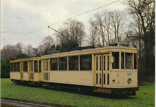 Brüssel Bruxelles Tram Motorwegen en bijgen type Standard (anno 1950) 1970