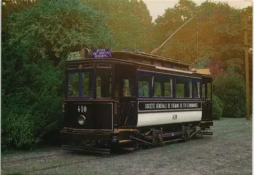 Brüssel Bruxelles Straßenbahn Historischer Tram Wagen  Belgien 4 1970