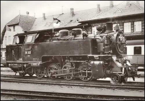 Eisenbahn (Railway) Dampflokomotive Schmalspurbahn Ostseebezirk 1970