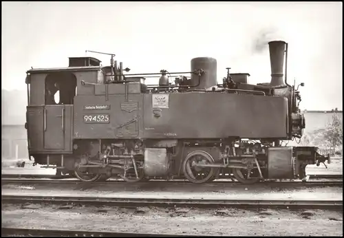 Ansichtskarte  Eisenbahn (Railway) Dampflokomotive Lok Baureihe 99452 1970