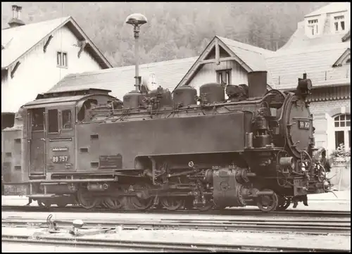 Eisenbahn (Railway) Dampflokomotive der Sächsischen Staatsbahnen 1970