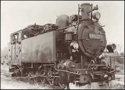 Eisenbahn (Railway) Dampflokomotive Schmalspur Lok Dt. Reichsbahn 1970