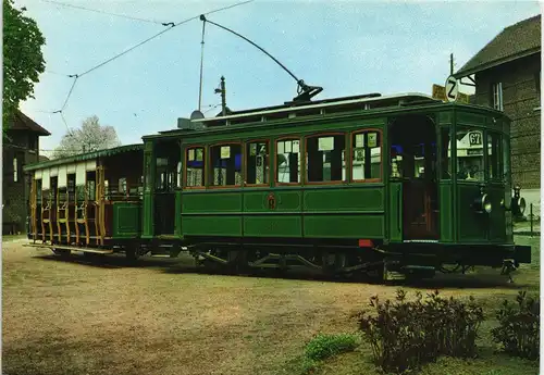 Ansichtskarte  Hist. Straßenbahn TRAMMUSEUM SCHEPDAAL Motorwagen A 9314 1970