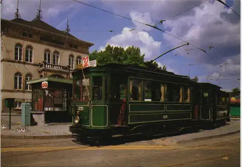 Brüssel Bruxelles Motorwoen 1991 Historische Triebwagen Straßenbahn 1980