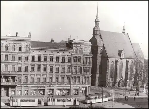 Görlitz Zgorzelec 100 Jahre Straßenbahn Tram am Demianiplatz 1982