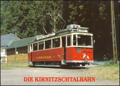 Dresden Triebwagen 9 Erbaut 1925 für die Lockwitztalbahn (Dresden), 1990