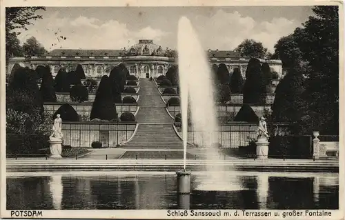 Ansichtskarte Potsdam Sanssouci 1930 #