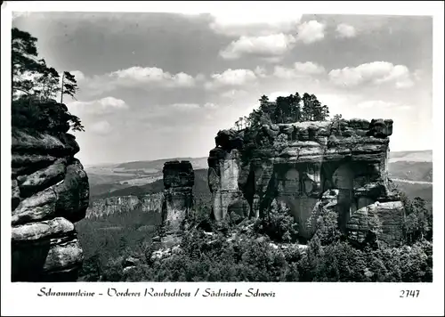 Ansichtskarte Bad Schandau Schrammsteine - Foto Hering 1969