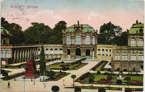Ansichtskarte Innere Altstadt-Dresden Dresdner Zwinger 1926