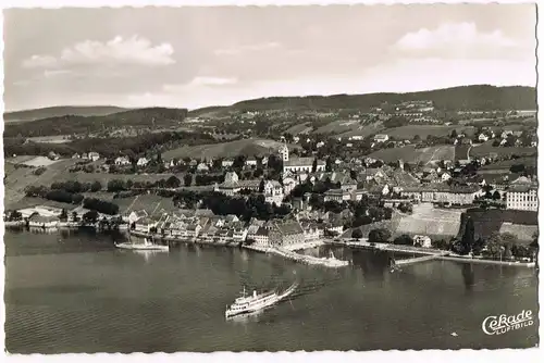 Ansichtskarte Meersburg Luftbild 1957