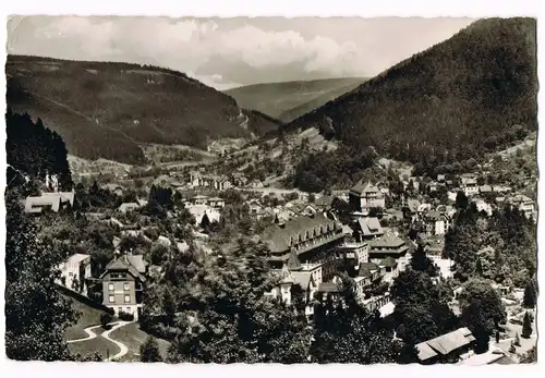 Ansichtskarte Bad Wildbad Blick auf die Stadt 1962