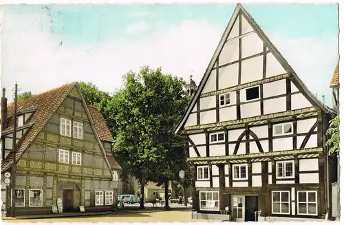 Ansichtskarte Rinteln Brenner Straße, Foto-Color-Karte 1962