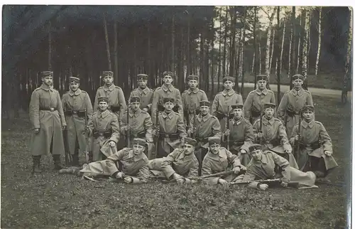Militär/Propaganda 1.WK (Erster Weltkrieg) Gruppenbild Soldaten 1916