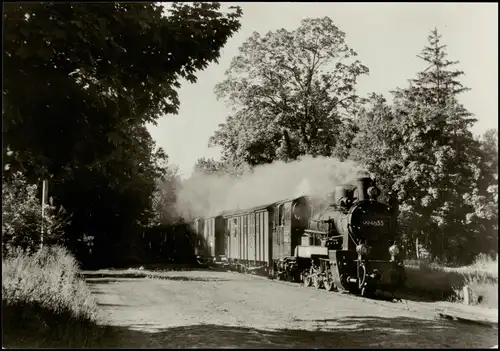 Eisenbahn DDR Motivkarte Schmalspurbahn Putbus-Göhren 1984