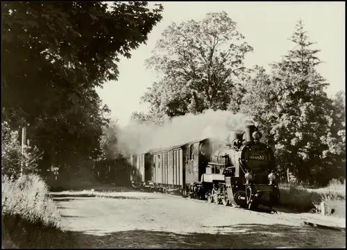 Schmalspurbahn Putbus-Göhren Frühzug von Göhren   Philippshagen 1977